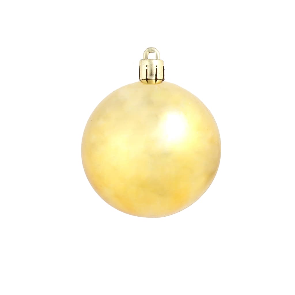 100 Piece Christmas Ball Set 1.2/1.6/2.4 Gold