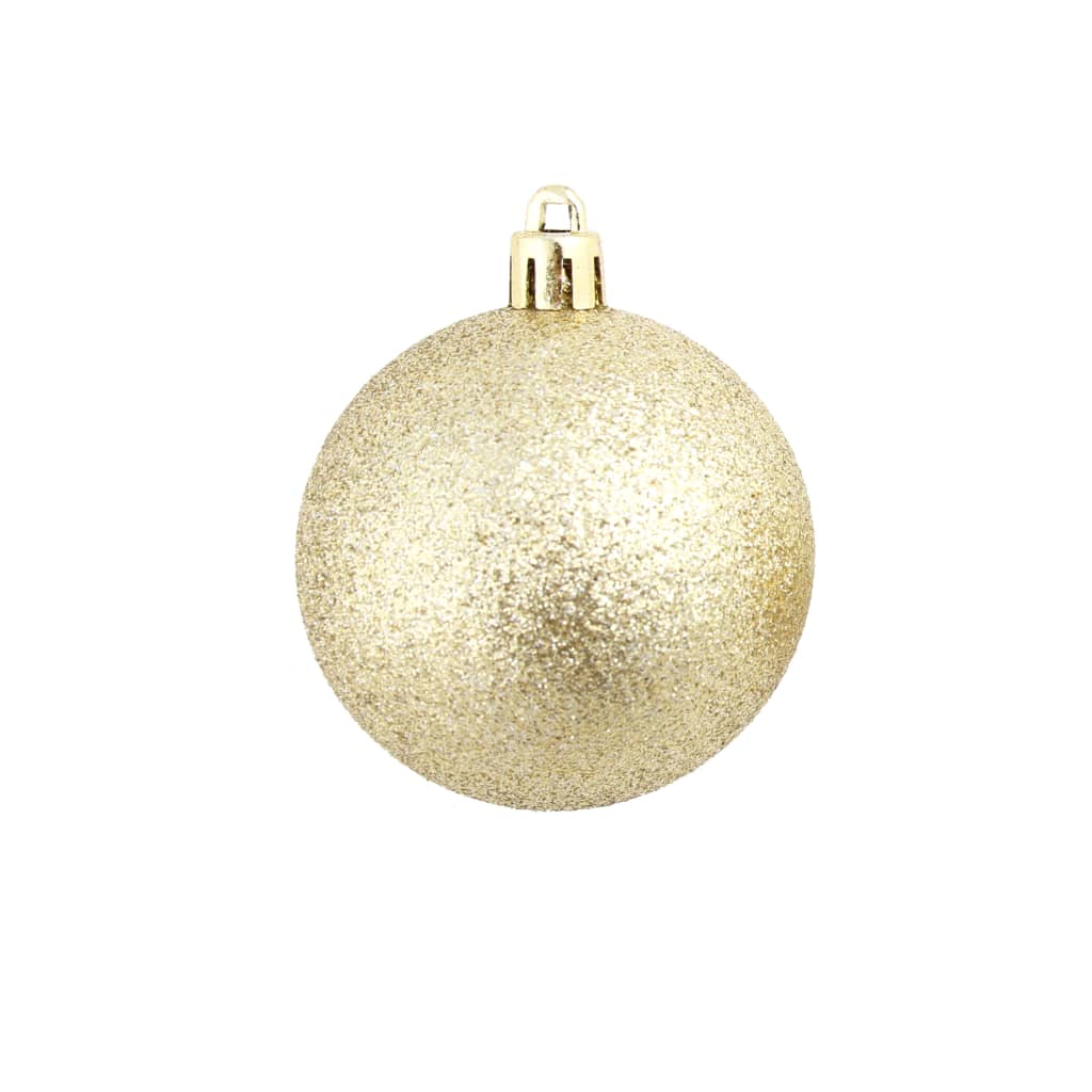100 Piece Christmas Ball Set 1.2/1.6/2.4 Gold