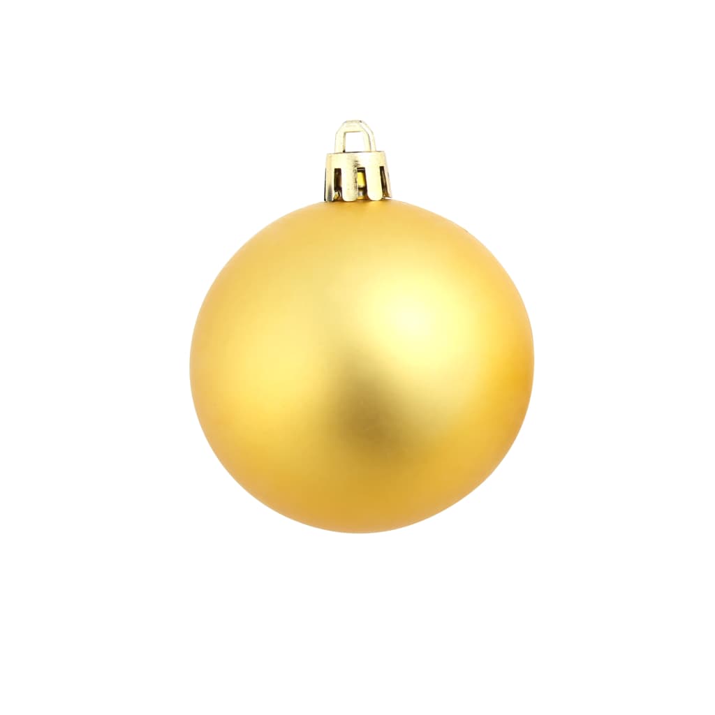 100 Piece Christmas Ball Set 1.2/1.6/2.4 Gold