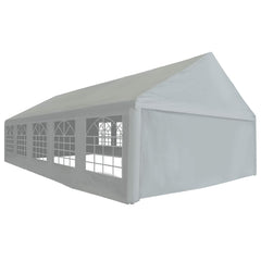 Tent Fabric without Frame Grey 32.81 x 16.40 ft PE