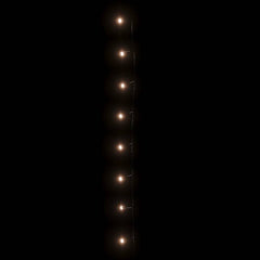 A 131-foot string of 400 warm white LED lights with 8 modes.