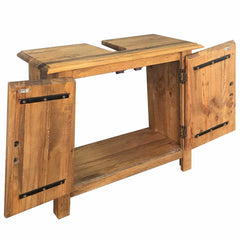 Vanity Cabinet Natural pine Solid pinewood Medium