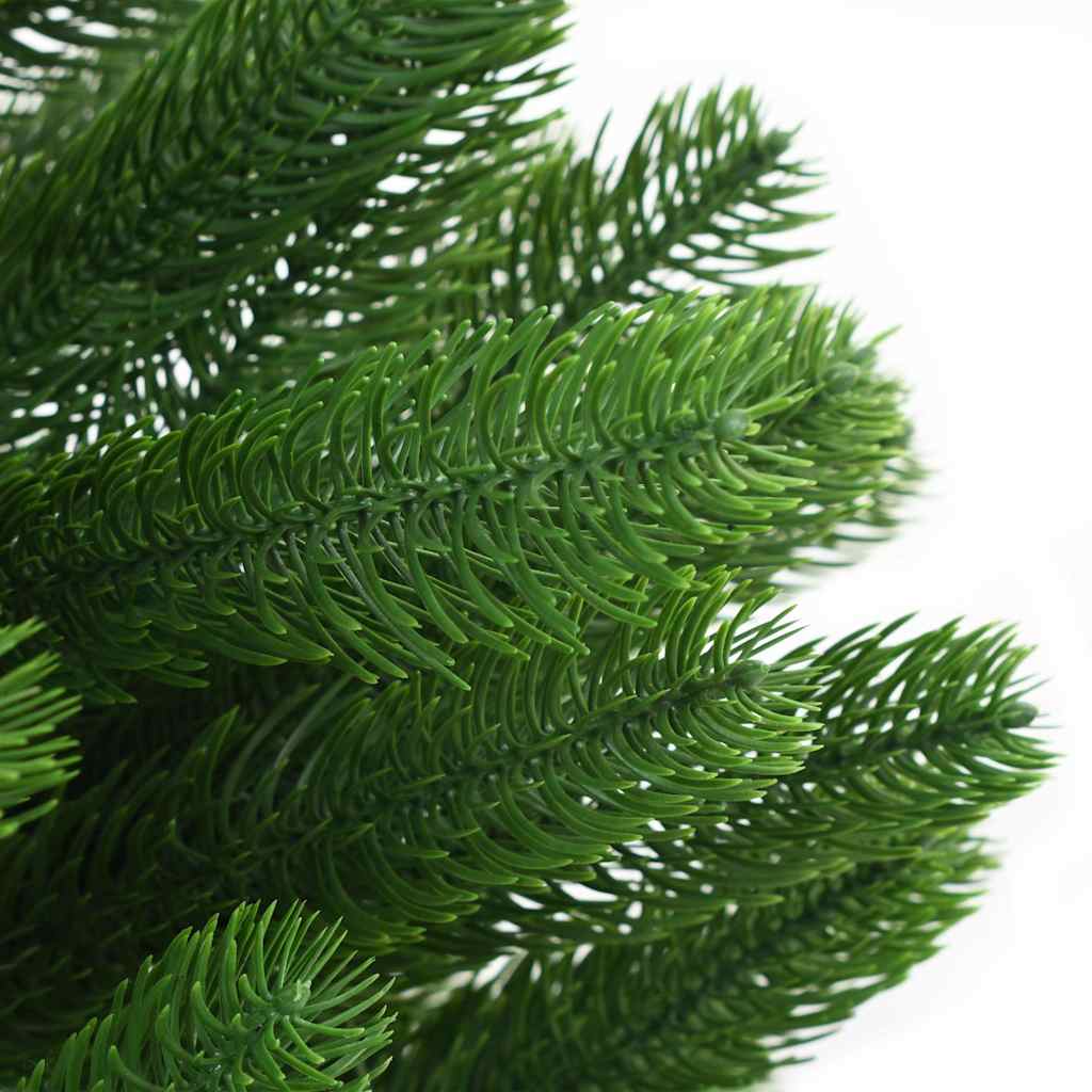 5ft green artificial Christmas tree with lifelike PE needles and a sturdy metal stand.