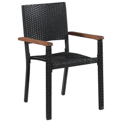 Dining Set Brown and Black