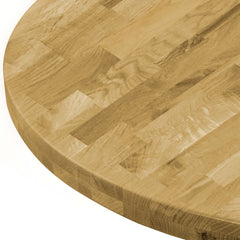 Table Top Natural wood color Solid oak wood Small Durable