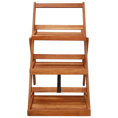 3-Tier Plant Stand 19.7x24.8x31.5 Solid Acacia Wood