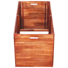 Raised Bed Natural Acacia Acacia Wood 39.4 x 19.7 x 19.7 in