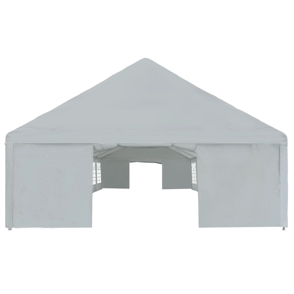 Party Tent PE 19.7'x39.4' Gray