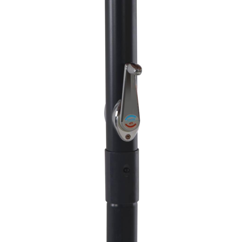Garden Parasol with Aluminum Pole 196.9 Terracotta