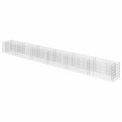 Gabion Raised Bed Silver Galvanized steel 21.3 x 19.7 x 19.7 in