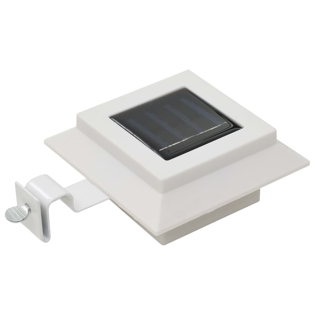 Outdoor Solar Lamps 6 pcs LED Square 4.7 White