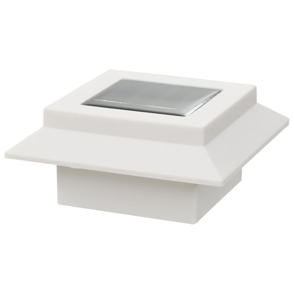 Outdoor Solar Lamps 6 pcs LED Square 4.7 White