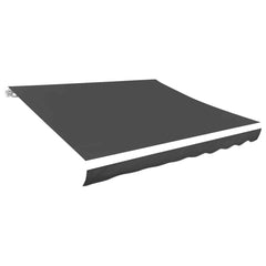 Awning Anthracite Polyester with PU coating 500x300 inches