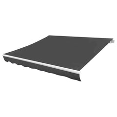 Awning Anthracite Polyester with PU coating 500x300 inches