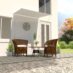 Retractable Awning 59.1x59.1 Cream