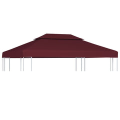 2-Tier Gazebo Top Cover 1 oz/ft?? 13.1'x9.8' Bordeaux