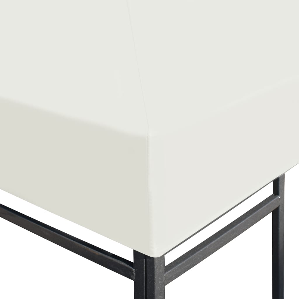 Gazebo Top Cover 1 oz/ft?? 9.8'x9.8' Cream White