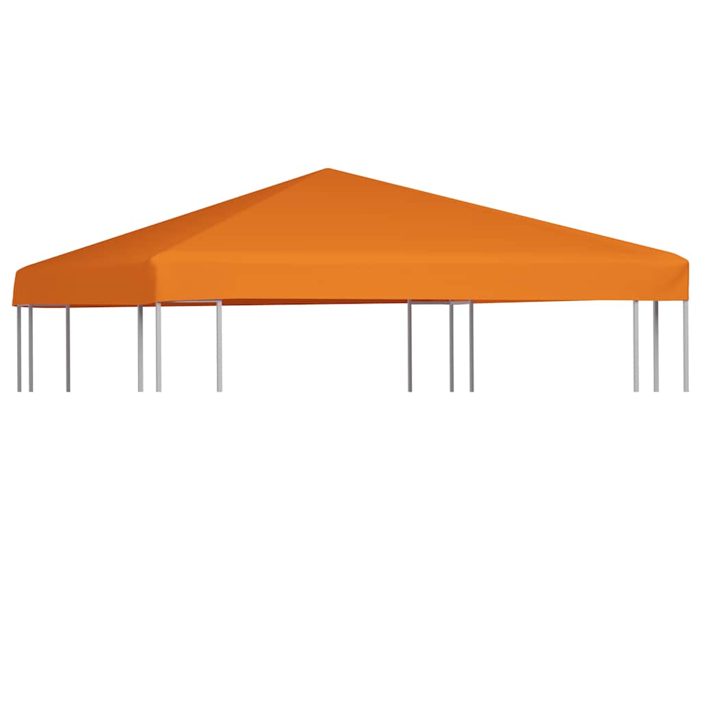 Gazebo Top Cover Orange Polyester with PVC coating 10x10 feet