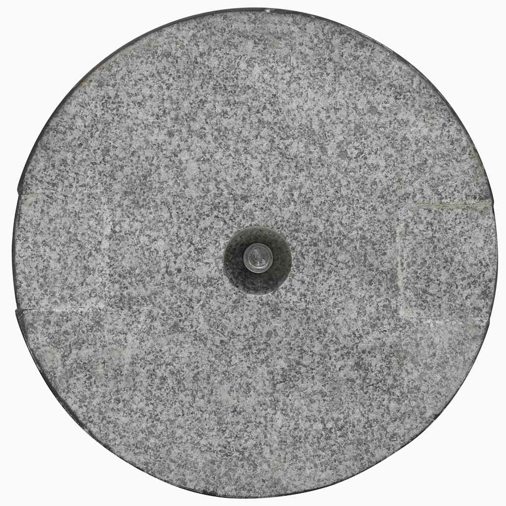 Parasol Base Granite 44.1 lb Round Black