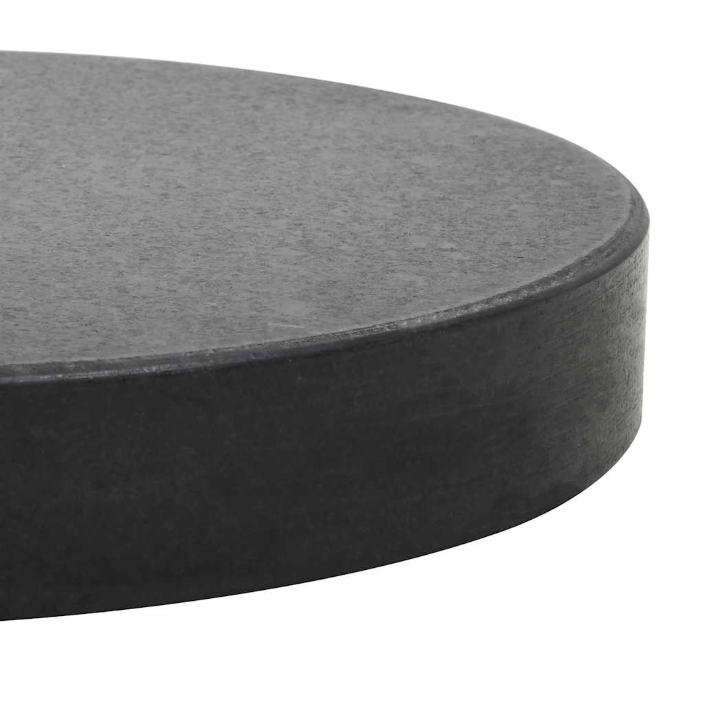 Parasol Base Granite 44.1 lb Round Black