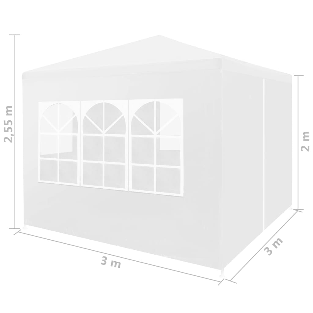 Party Tent 9'10x9'10 White