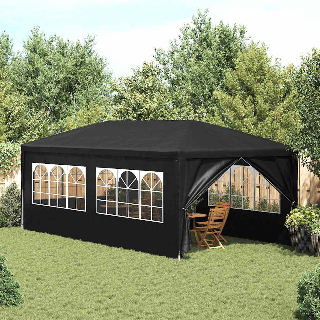 Party Tent Anthracite Polyethylene 19.7x9.8x8.4ft