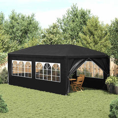 Party Tent Anthracite Polyethylene 19.7x9.8x8.4ft