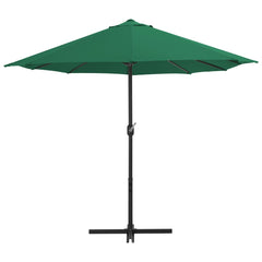 Garden Parasol Green Polyester fabric, Aluminum pole Extra large