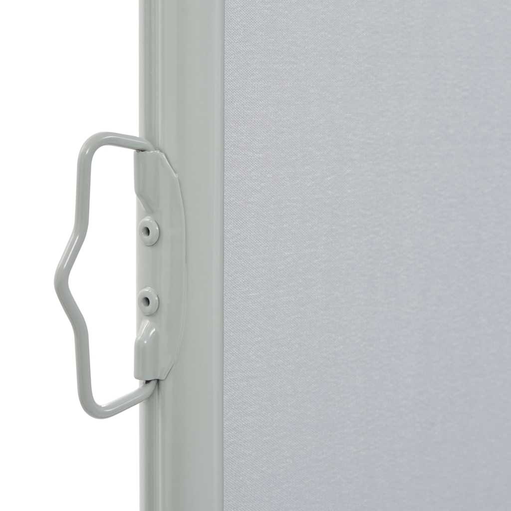 Patio Retractable Side Awning 39.4x118.1 Gray