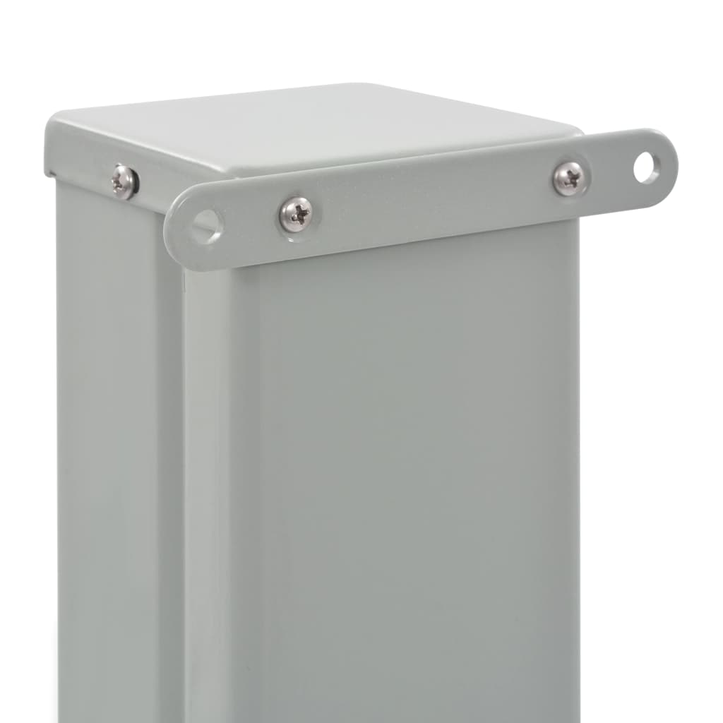 Patio Retractable Side Awning 39.4x118.1 Gray