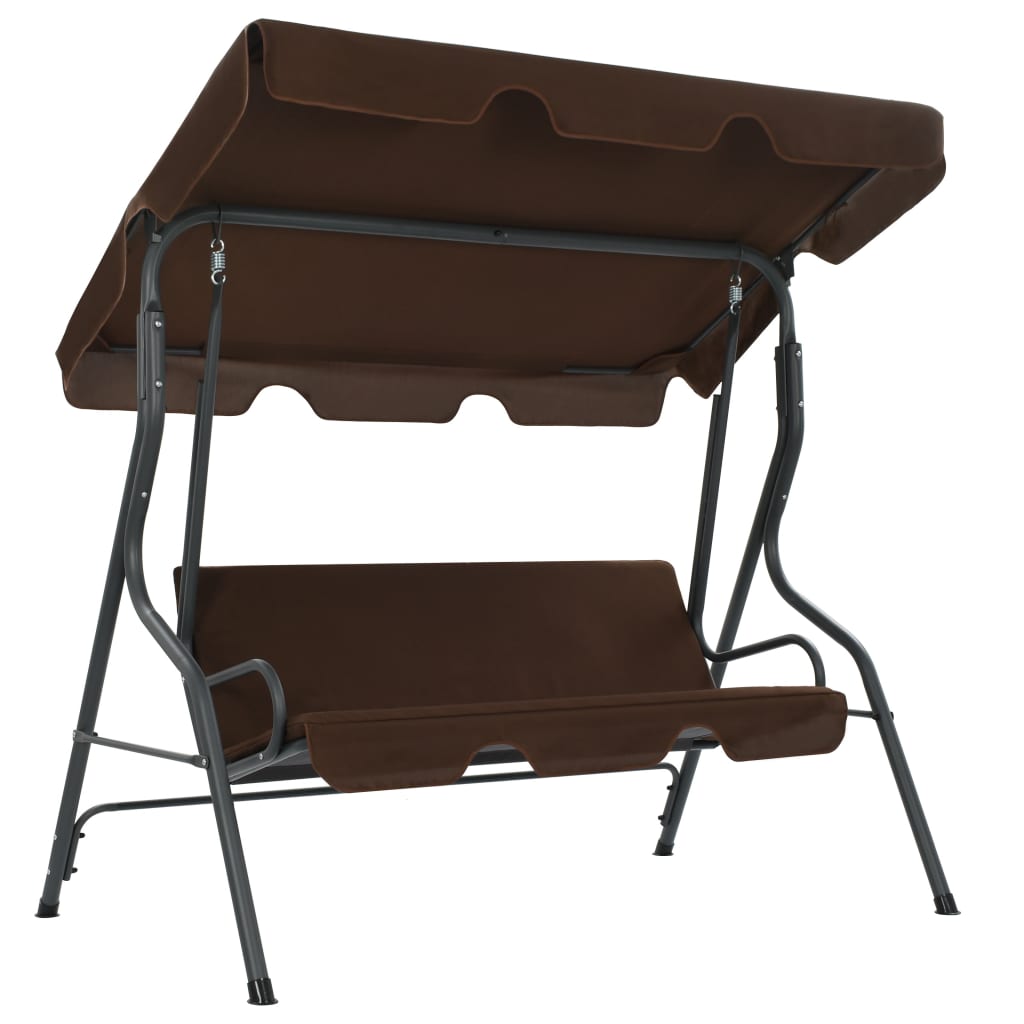 Garden Swing Bench Coffee 66.9x43.3x60.2