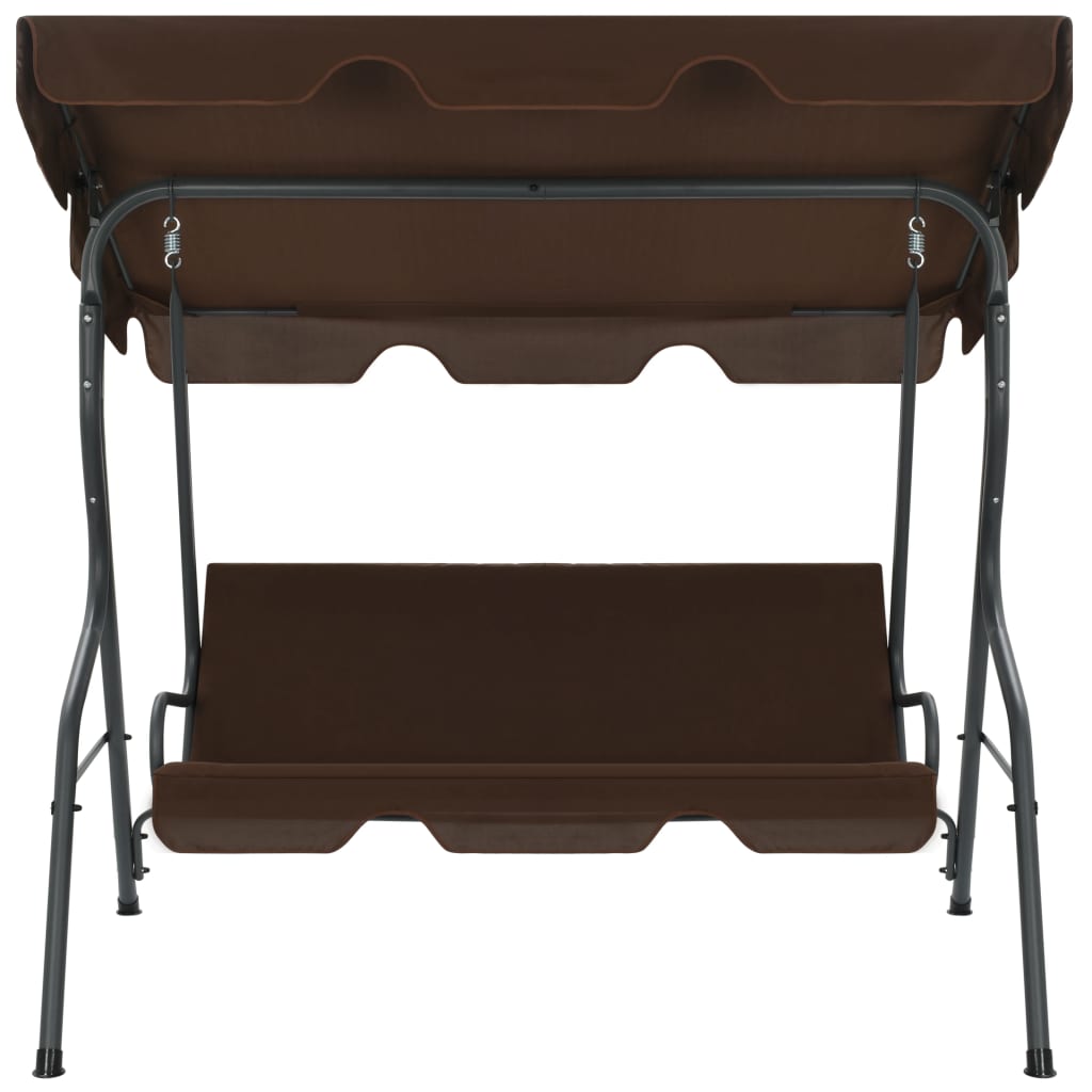 Garden Swing Bench Coffee 66.9x43.3x60.2