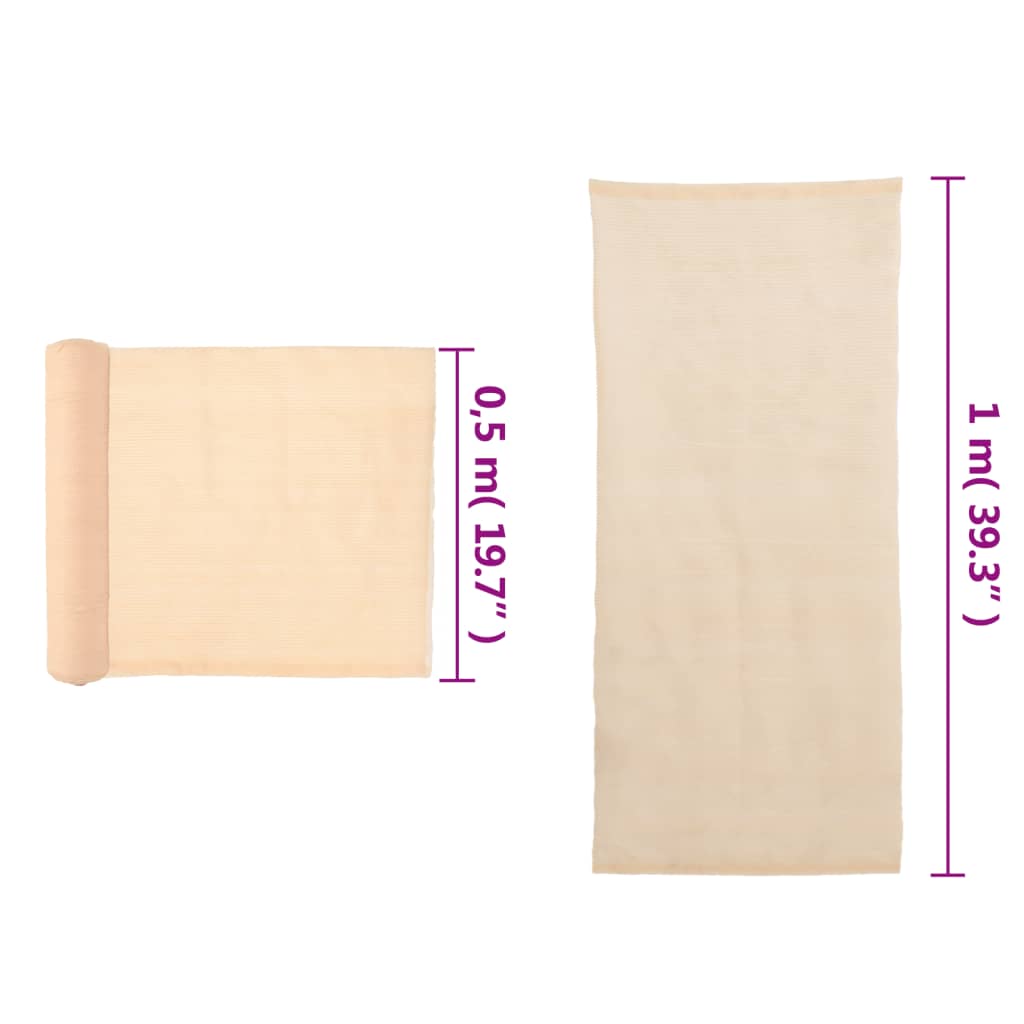 Privacy Net HDPE 3.3'x82' Beige