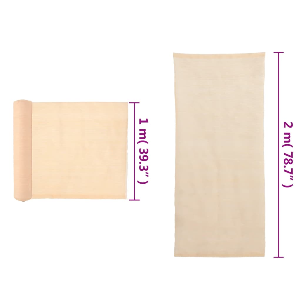 Privacy Net HDPE 6.6'x82' Beige