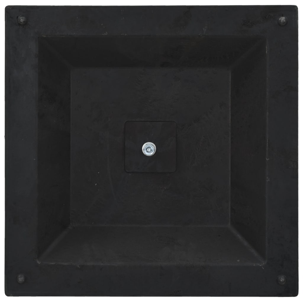 Parasol Base Square Polyresin 26.5 lb Bronze