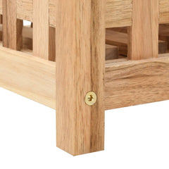 Umbrella Stand Solid Walnut Wood 7.1x7.1x19.7