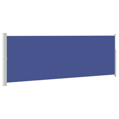 Side Awning Green grey, blue Steel, 100% polyester with PU coating