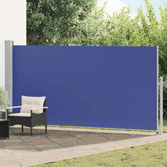 Side Awning Green grey, blue Steel, 100% polyester with PU coating