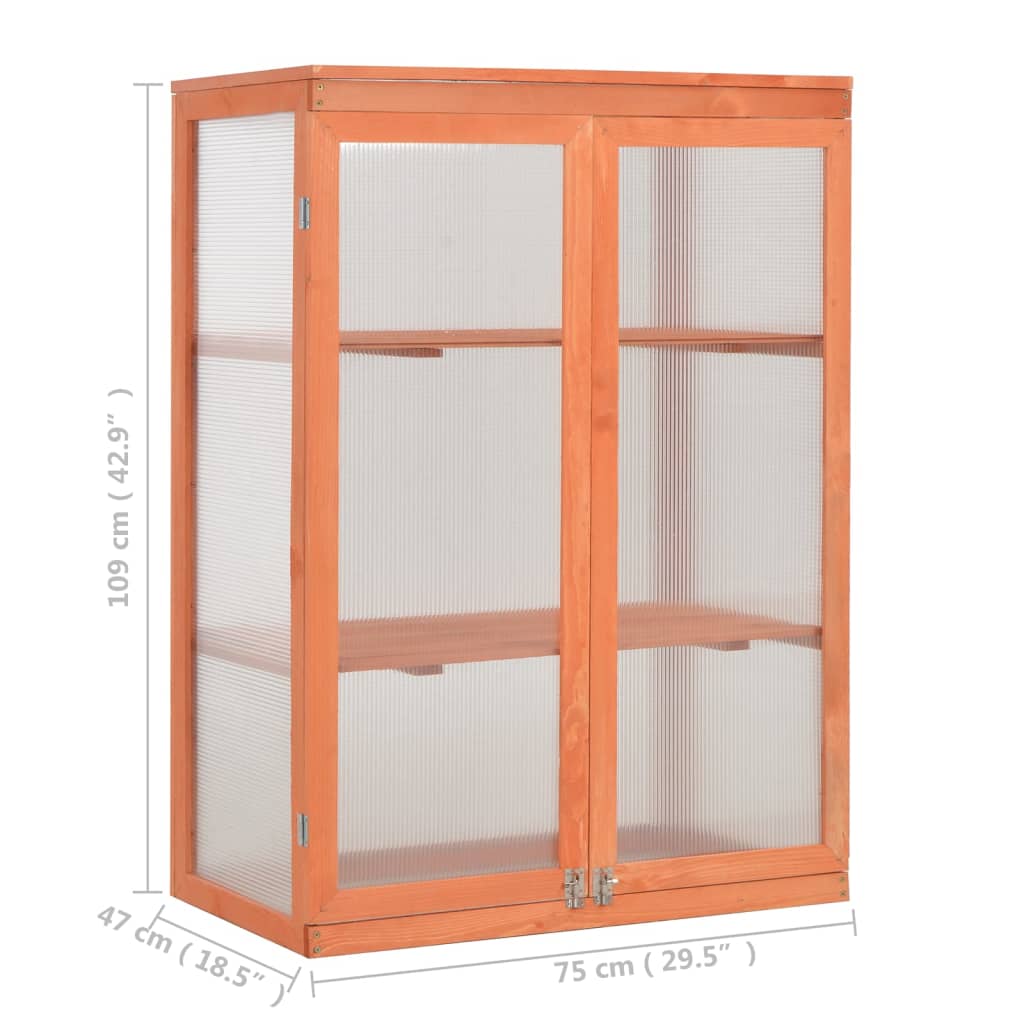 Greenhouse Wood 29.5x18.5x42.9