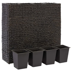 Raised Bed Black Water hyacinth, Plastic, Steel Large Planters