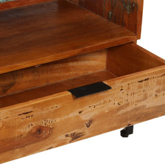 Tv Stand Multicolour Solid reclaimed wood and metal Medium