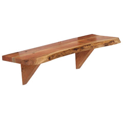 Wall Shelf Set of 2 Natural wood Solid acacia wood Medium