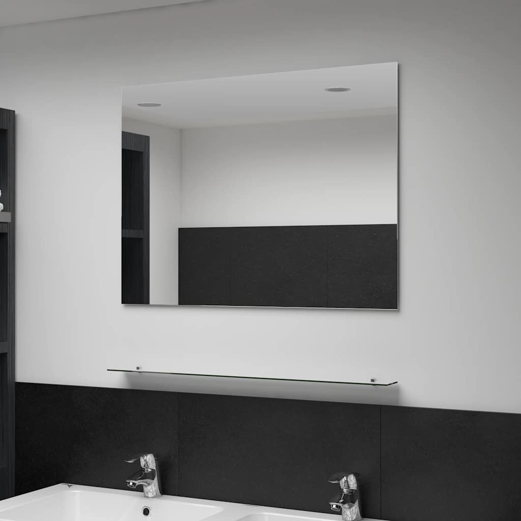 Wall Mirror See-Through Tempered glass 31.5 x 23.6 in Simple