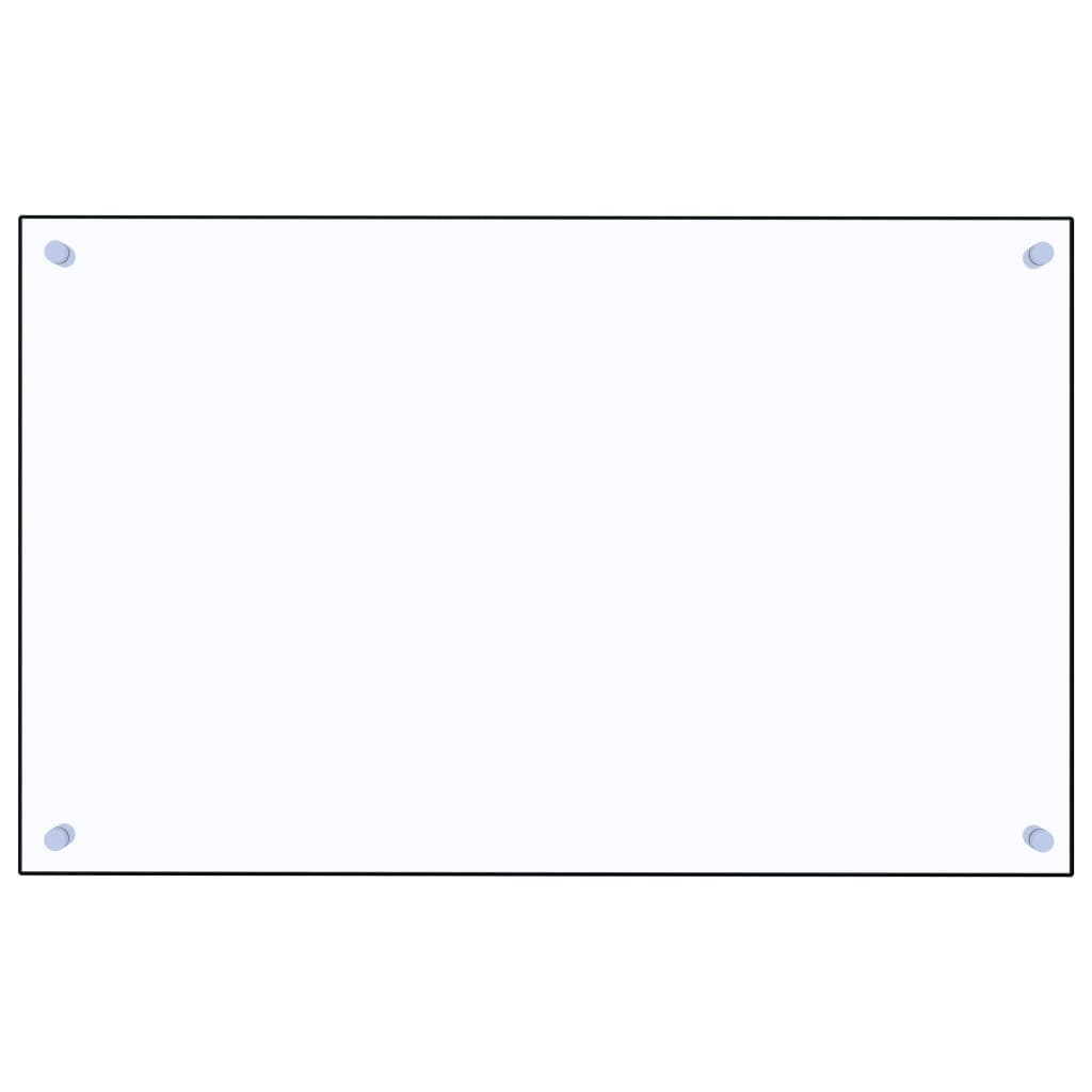 Kitchen Backsplash Transparent 31.5x19.7 Tempered Glass