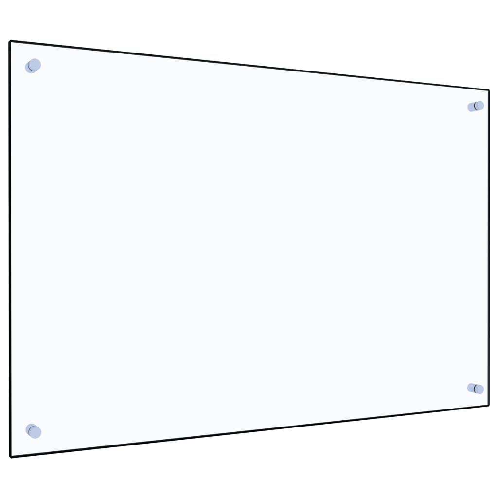 Kitchen Backsplash Transparent 35.4x23.6 Tempered Glass