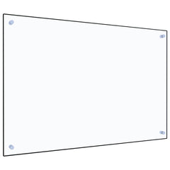 Kitchen Backsplash Transparent 35.4x23.6 Tempered Glass