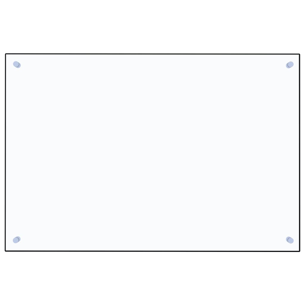 Kitchen Backsplash Transparent 35.4x23.6 Tempered Glass