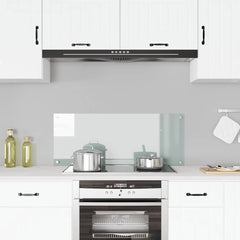 Kitchen Backsplash Transparent 39.4x15.7 Tempered Glass