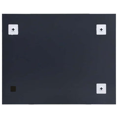 Wall Mirror Transparent Glass 31.5 x 23.6 in Minimalistic