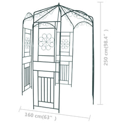 Garden Arch 98.4 Dark Green